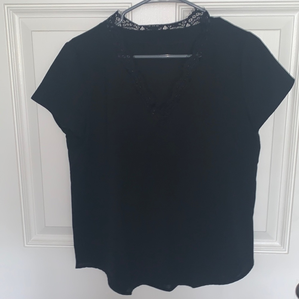 Black V Neck